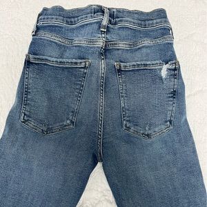 Agolde stretch distressed denim